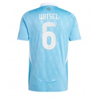 Dres Belgicko Axel Witsel #6 Preč ME 2024 Krátky Rukáv